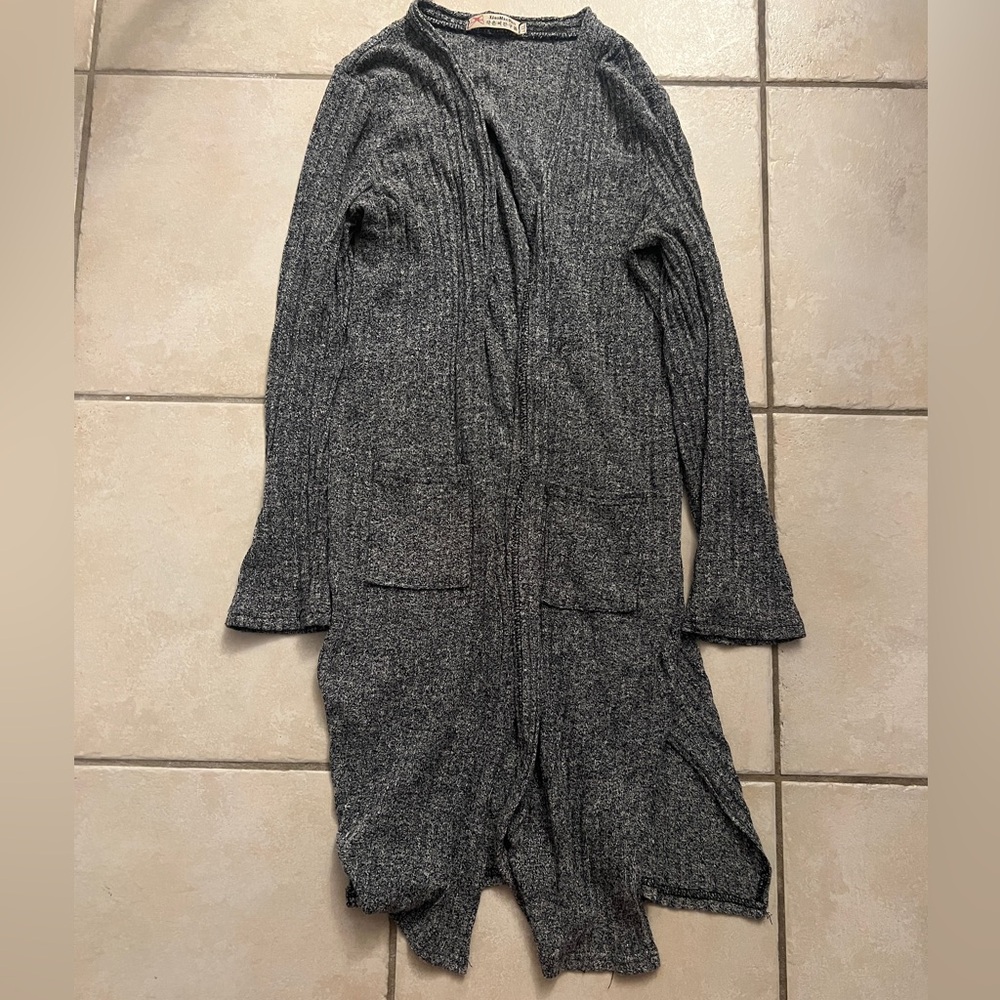 Grey Knit Cardigan - Size XXL